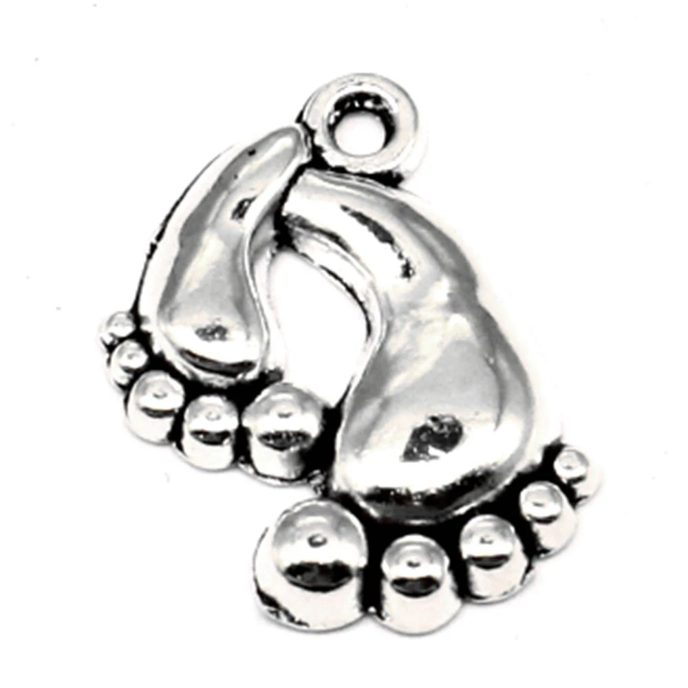 

Foot Charm For Making Jewelry Diy Finding 60pcs 9x20mm
