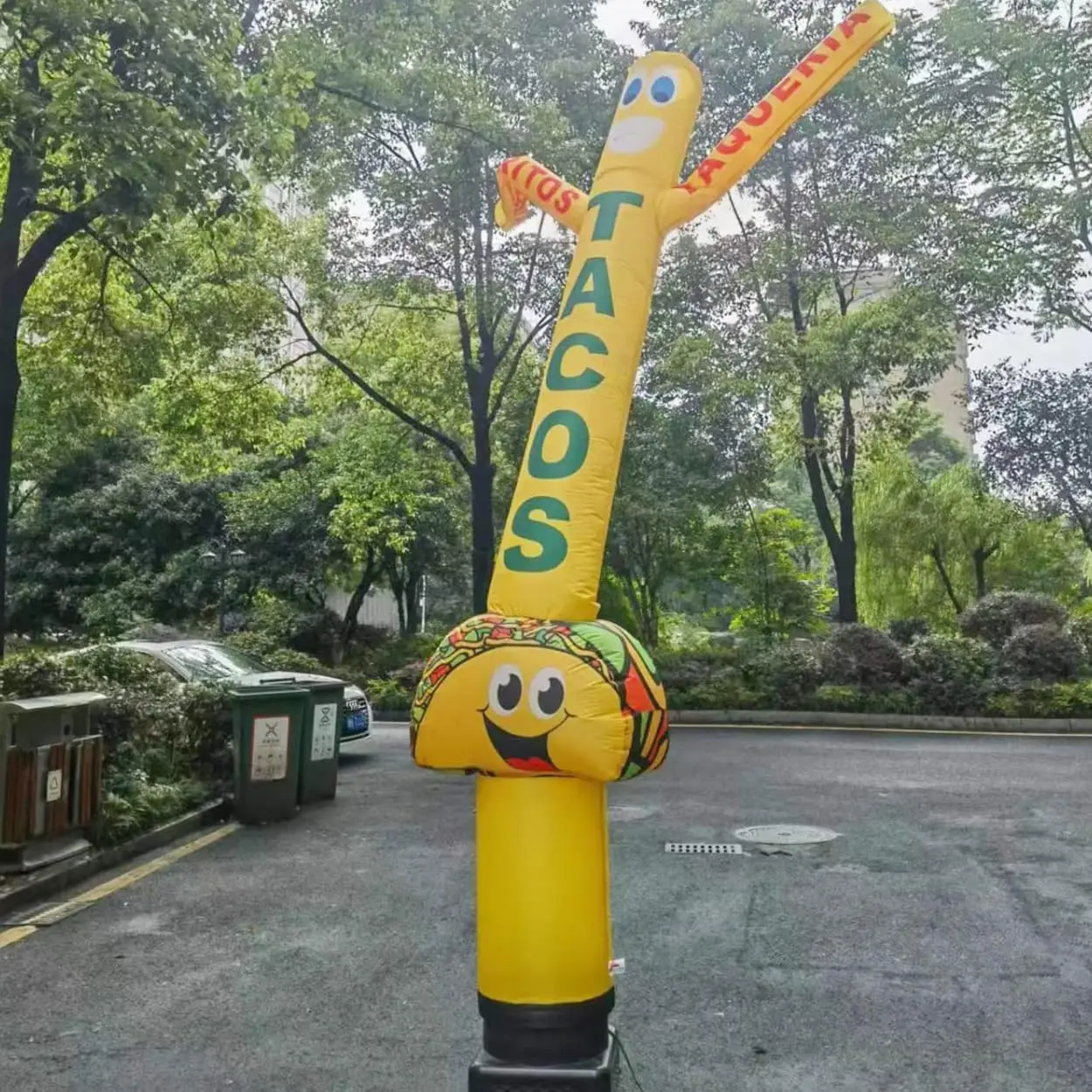 1 шт. 18 футов Tacos воздушный танцор надувная трубка для привлечения внимание Burritos