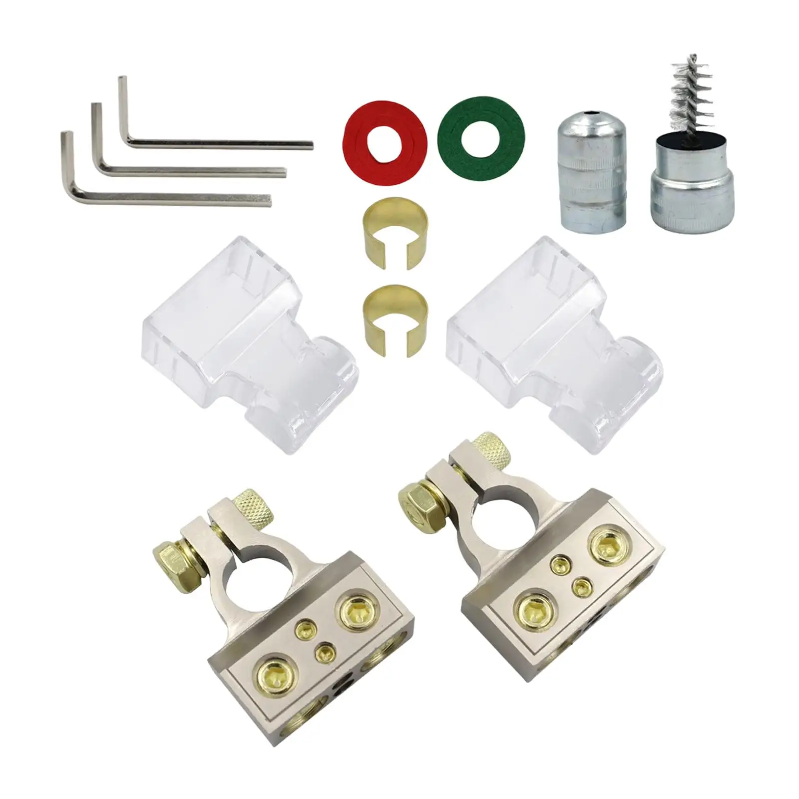 

Battery Terminal Connector Kits with Hex Wrench for Replacement
