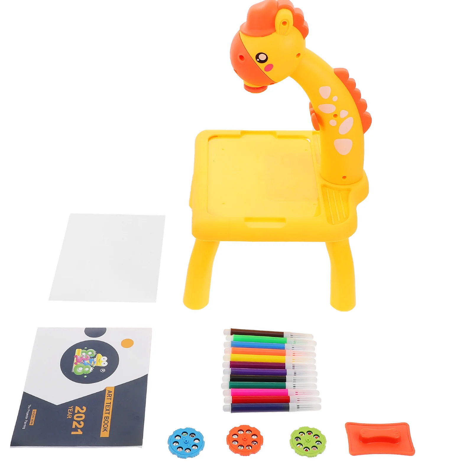 

1 Set Kids Painting Table Drawing Board Projector Children Early Educational