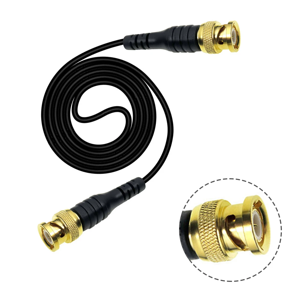 

BNC Test Lead Male To Male Copper Gold Plated Coax Cable For Oscilloscope P1062 Test Leads 500V/5A Multimeter Test Leads