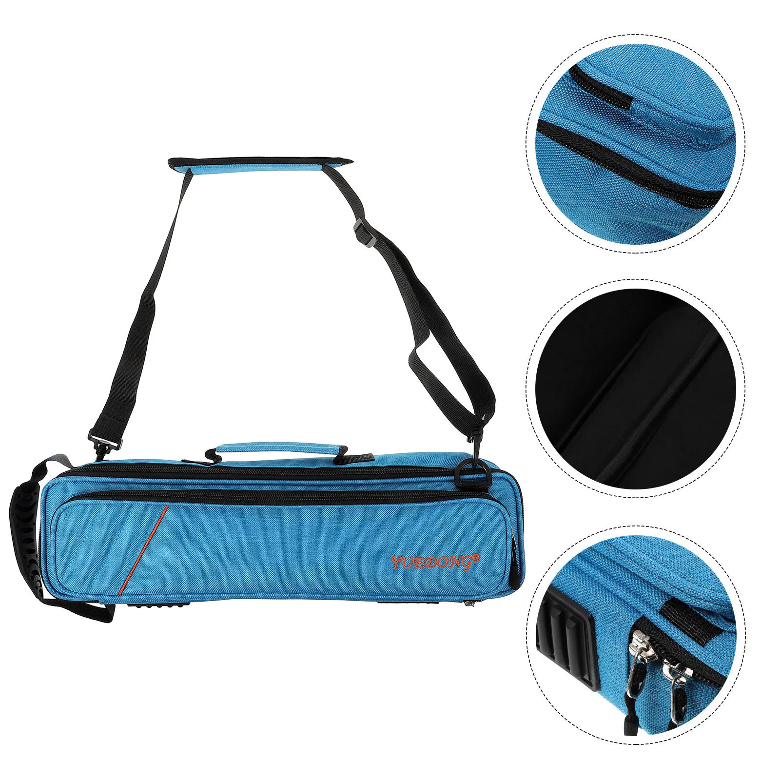 

Flute Bag Musical Instrument Supply Portable Power Kit Tools Oxford Cloth Suitcase Hard Shell School sling