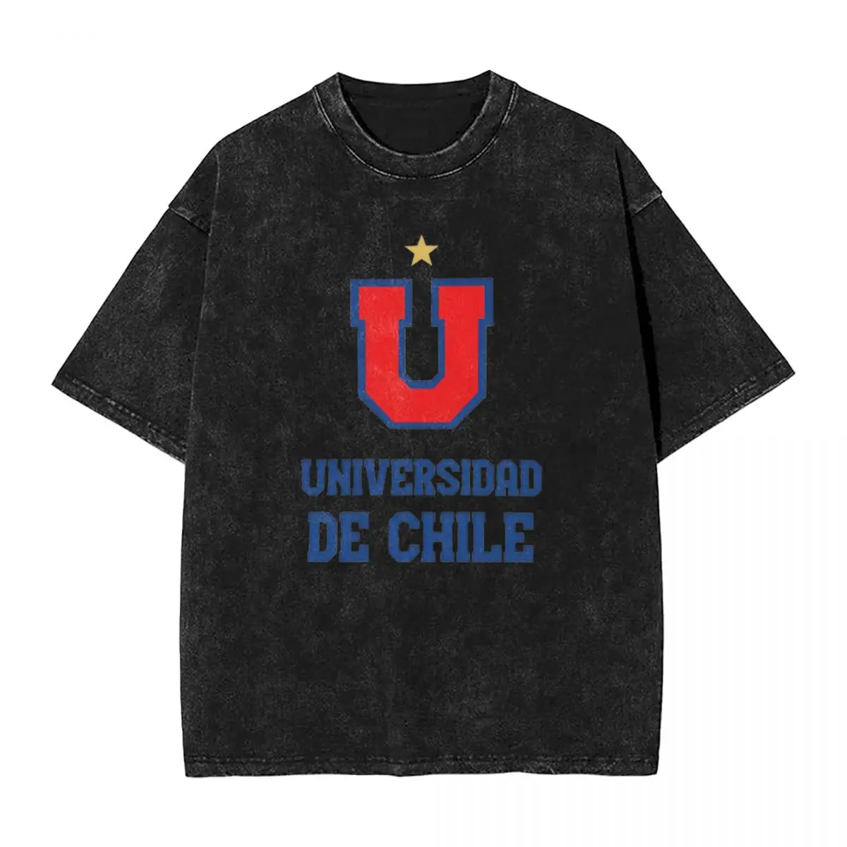 Промытые футболки Fag De Chile Away T-Shirt Copa Football Уличная одежда 100% хлопок Топы с принтом