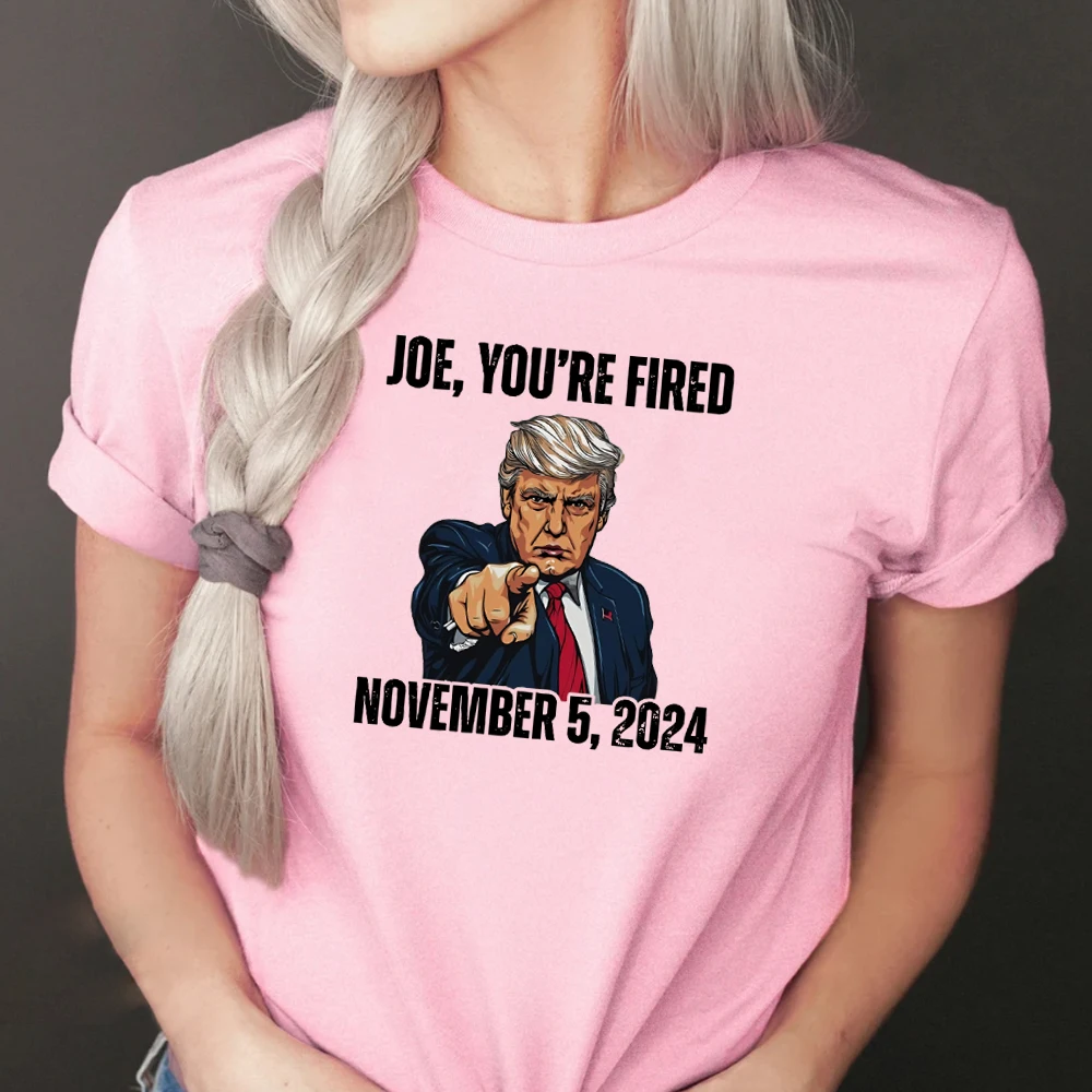 Футболка с изображением Джо вас уводили ноябрь 2024 г. женская футболка Дональда