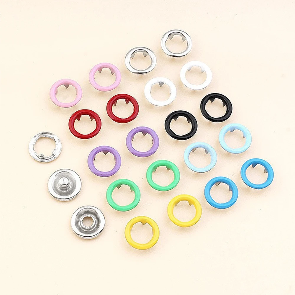 100 комплектов металлических застежек для пробивания отверстий инструмент сделай