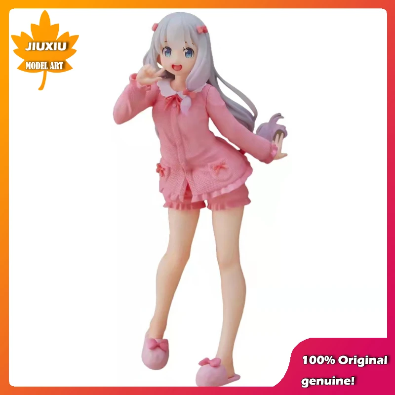 

100% Original:Eromanga Sensei Sagiri Izumi Pink pajamas 18cm PVC Action Figure Anime Figure Model Toys Collection Doll Gift