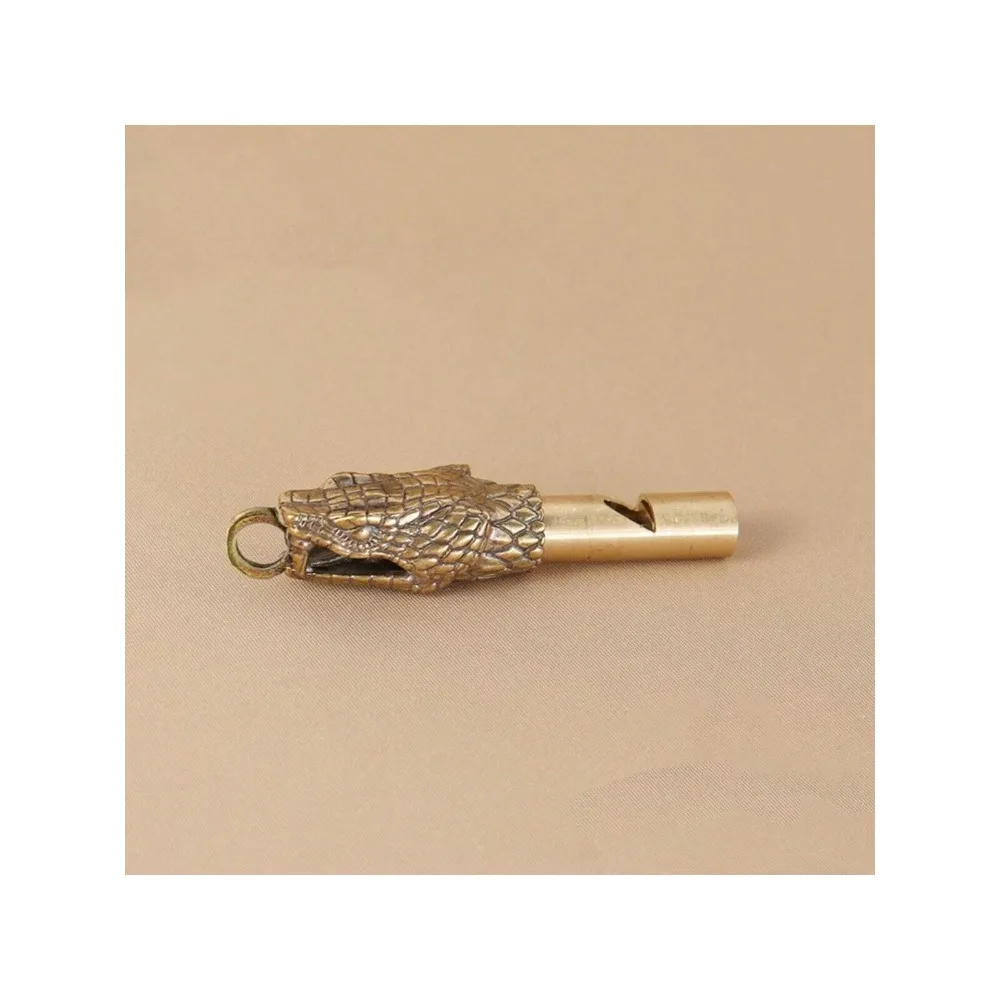 Ретро средневековый брелок со свистком и аксессуаром для головы змеи судей