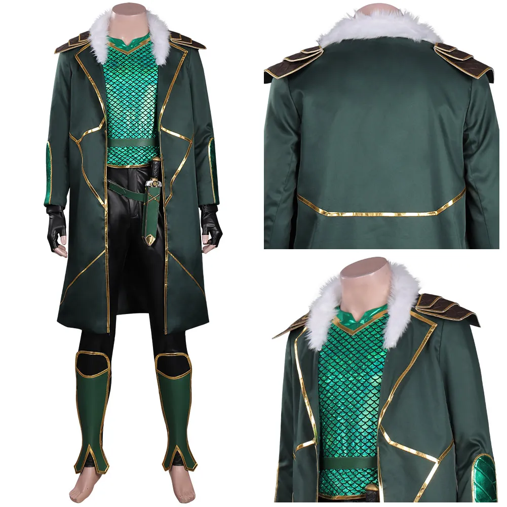 

Loki Cosplay Costume Outfits Halloween Carnival Suit For Adult Men