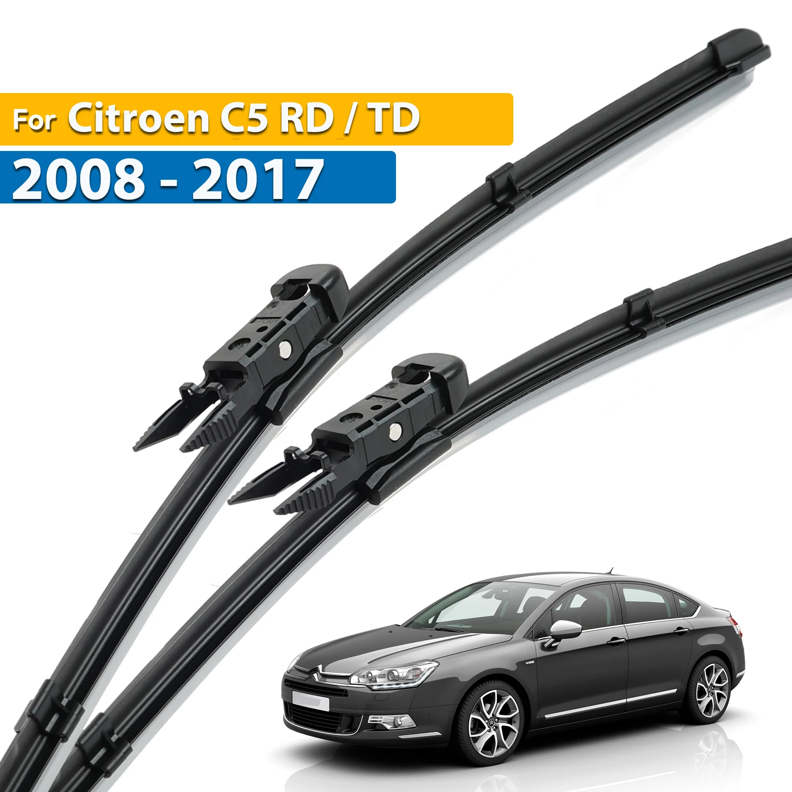 

Передние щетки стеклоочистителя Erick для Citroen C5 RD/TD 2008-2017, лобовое стекло, чистые окна, автомобильные щетки от дождя 28 "+ 22"