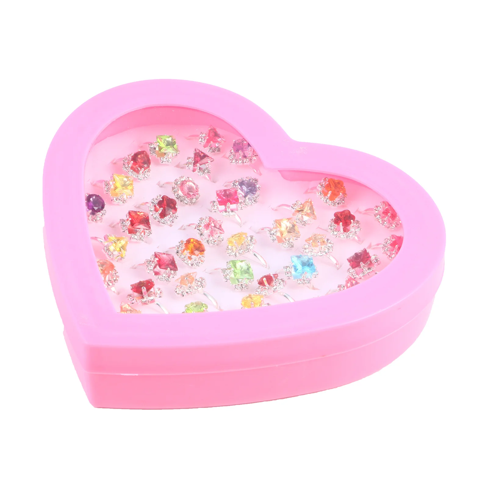 

Rings Toy Jewelrykidswomen Party Child Gemstone Sparkledress Rhinestone Diamond Open Pretend Ring Adjustable Children Jewel Girl