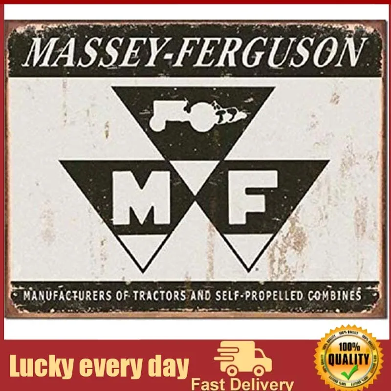 Винтажные оловянные знаки AMELIA SHARPE, Massey-Ferguson, тракторный шарнир, ретро металлический жестяной знак, стена, искусственная Мужская
