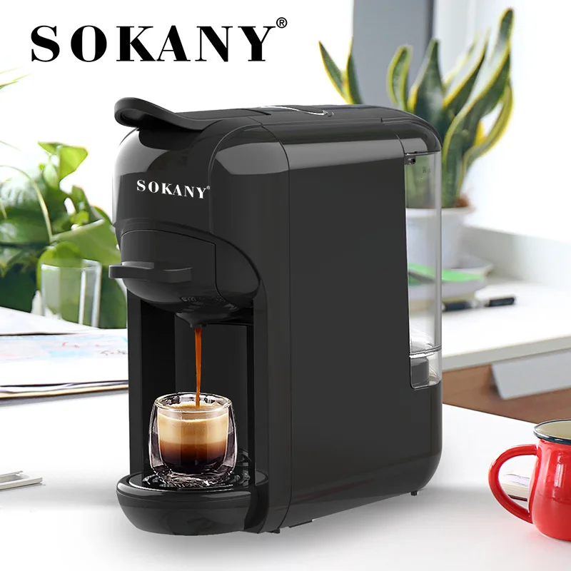 

1450W Coffee Machine Household Coffee Pot 600ml large capacity Espresso CAPSULE Fully Automatic Coffee Maker