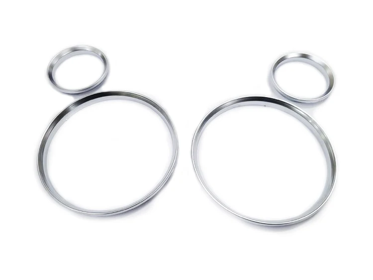 

Styling Matt Chrome Dashboard Dial Gauge Rings Bezel Trim for BMW E30 M3 Style