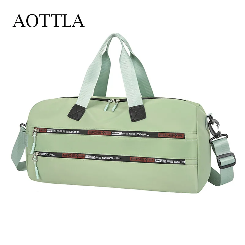 

AOTTLA Женская дорожная сумка, модные сумки, Классическая однотонная сумка на плечо, вместительная сумка через плечо, повседневная спортивная ...