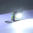 Портативный мини-фонарик с COB матрицей, светодиодный светильник для ключей, фонарь для экстренного освещения, кемпинга, лампа с режимом освещения, 3 режима, внешние инструменты