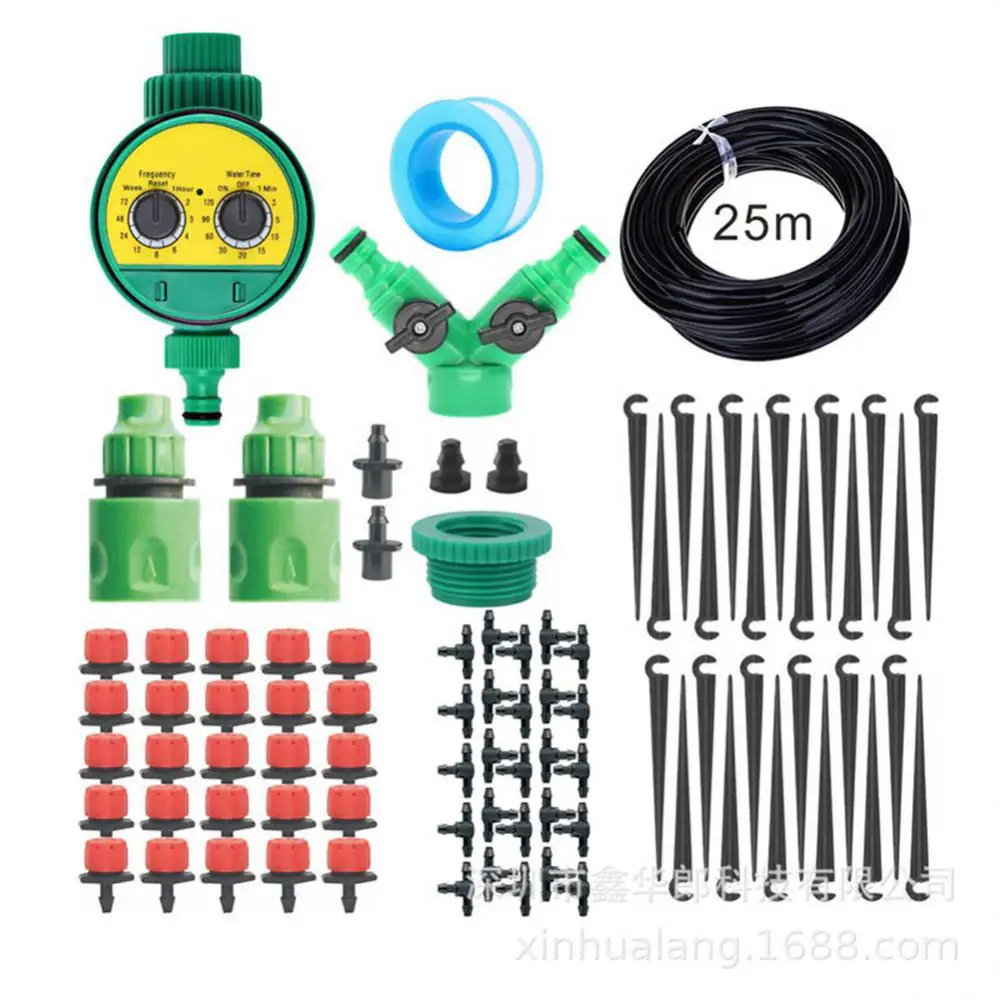 

50M-10M DIY Drip Irrigation System Automatic Watering Garden Hose Micro Drip Watering Kits With Adjustable Drippers