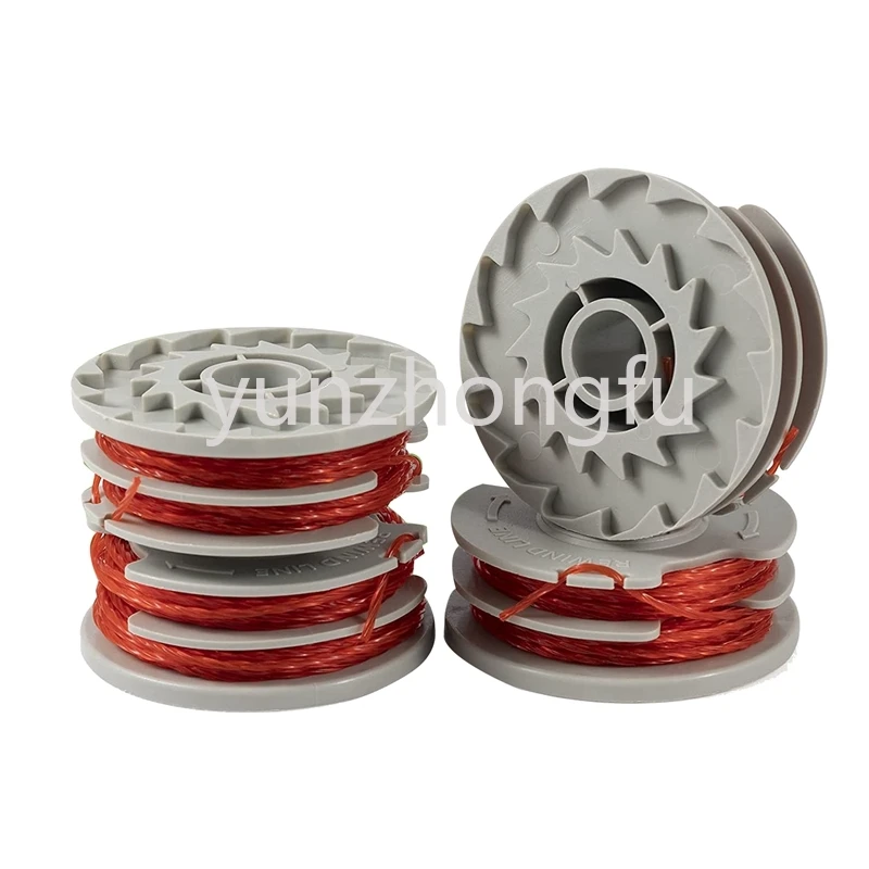 

Flymo's Trimmer Spool - Bobina de repuesto para bordeadora automática de 4 piezas compatible con FlymoFLY021 Lawn Trimmer