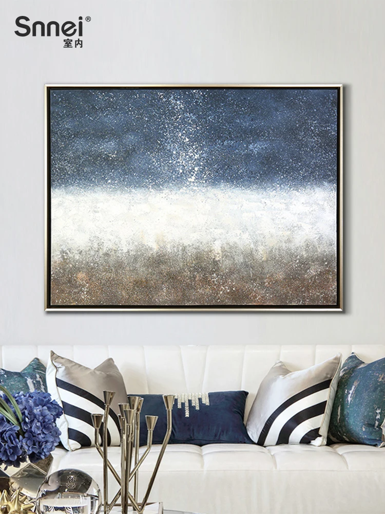 

Abstract living room decoration painting hand-painted texture painting home mural bedroom bedside painting