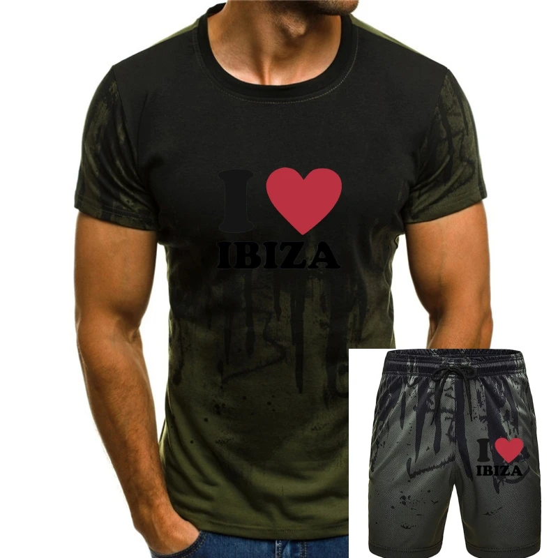 

Праздничная Футболка I Love Heart Ibiza