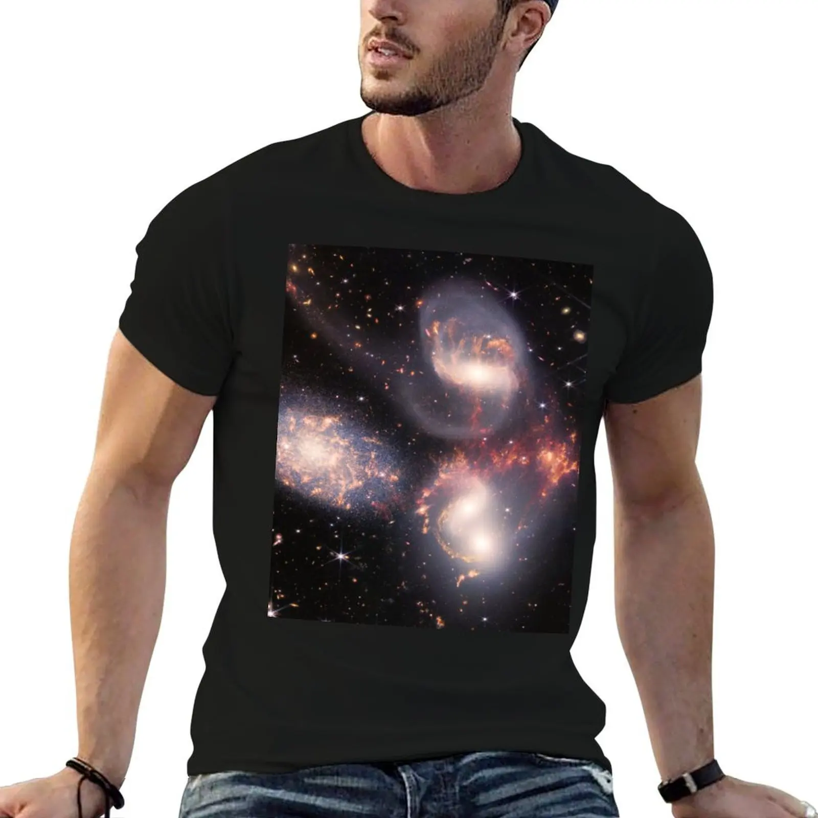 Фото Футболка Stephan’s Quintet, повседневная, для ежедневной носки, с короткими рукавами №1