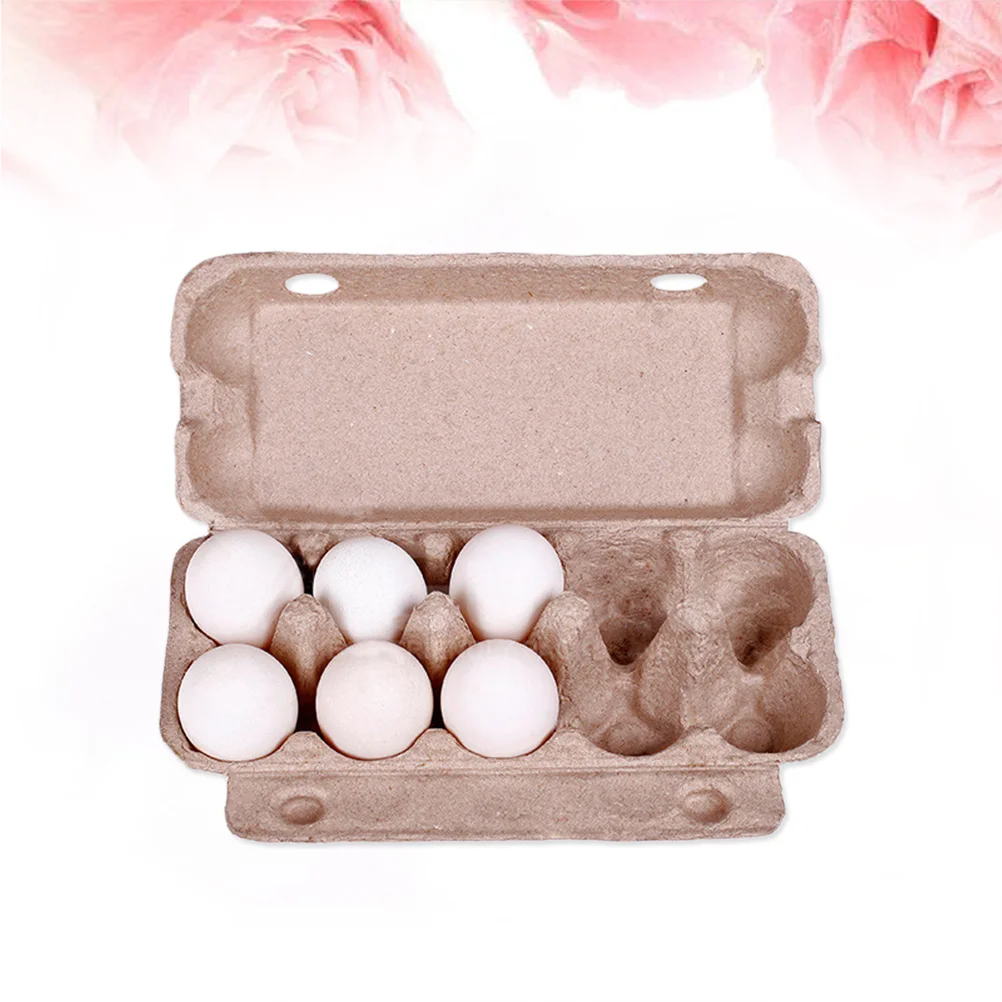 

Egg Holder Cartons Rack Storage Display Refrigerator Box Tray Grid Cardboard Empty Bin Countertop Duck Container Folding