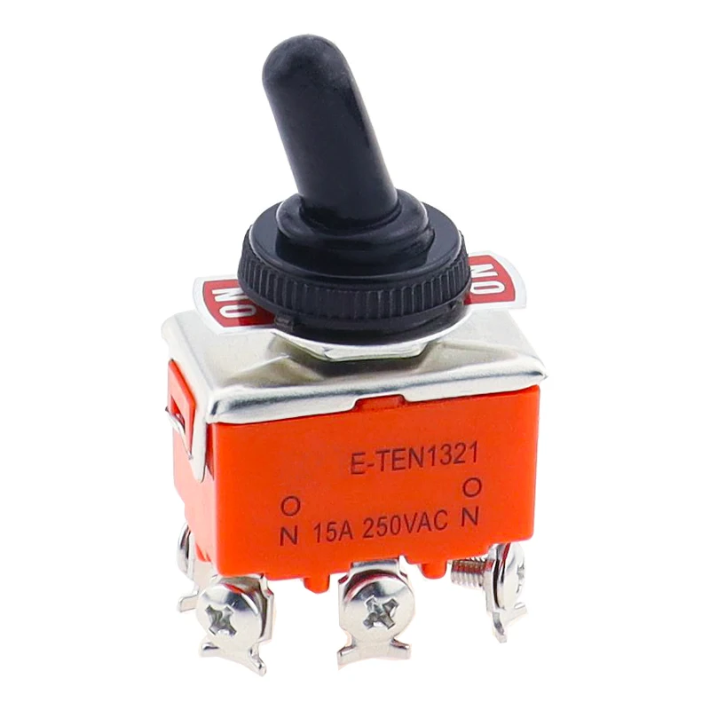 

KEOLEA E-TEN1321 пластиковый тумблер ВКЛ-ВКЛ 6-контактный 15А 250В