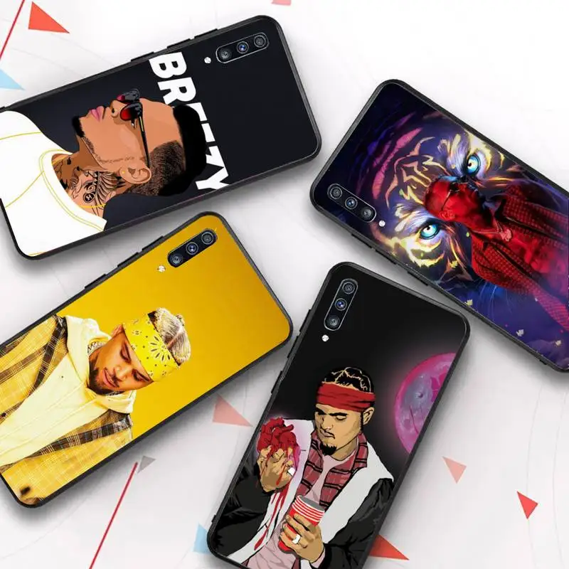 

Chris Brown Phone Case for Samsung A51 01 50 71 21S 70 31 40 30 10 20 S E 11 91 A7 A8 2018