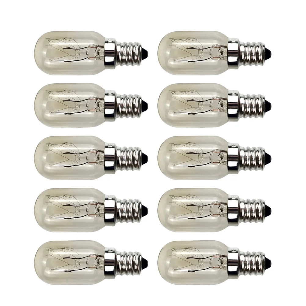 

10Pcs Replacement Refrigerator Light Bulb Range Hood Bulb E12S LED Bulb