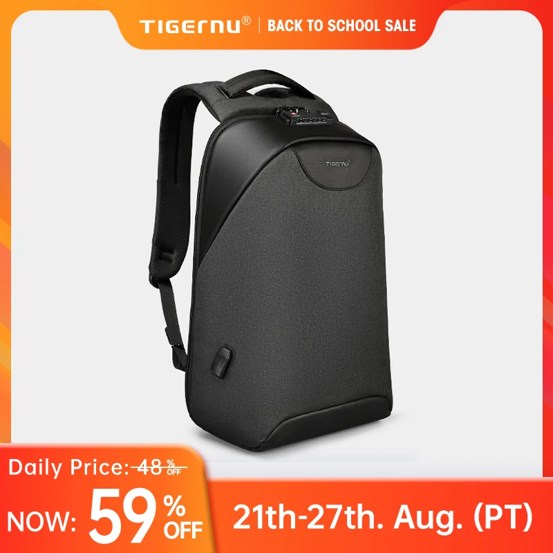 Lifetime Warranty Anti Theft Backpack For Men For Women No Key TSA Lock Backpack 15.6inch Laptop Backpack Schoolbag For Teenager