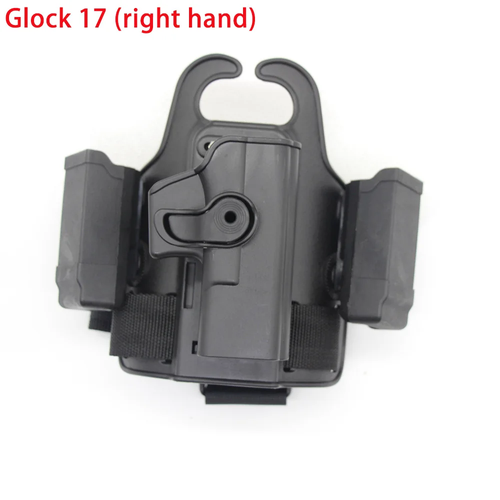 Тактическая кобура Glock 17 Beretta M9 Colt 1911 двойная сумка для магазина 9 мм одинарная