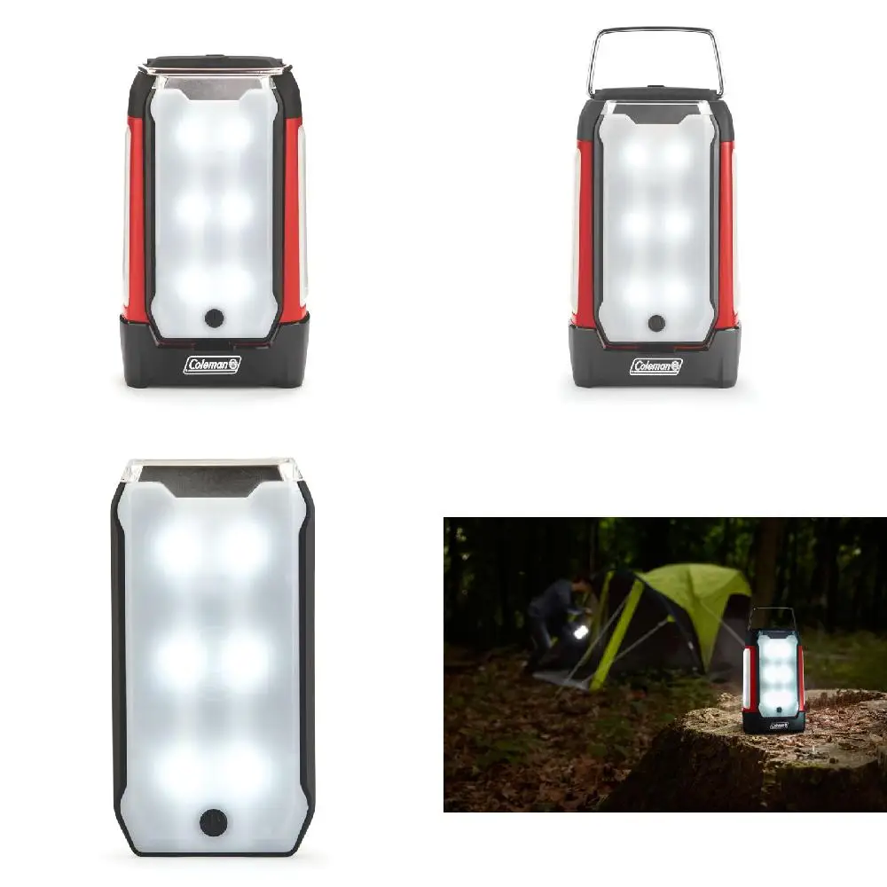 

Collapsible Torch with Hanging Hooks Upgraded 400 Lumen 2-Panel Portable Collapsible LED Outdoor Camping Lantern Light Expanded