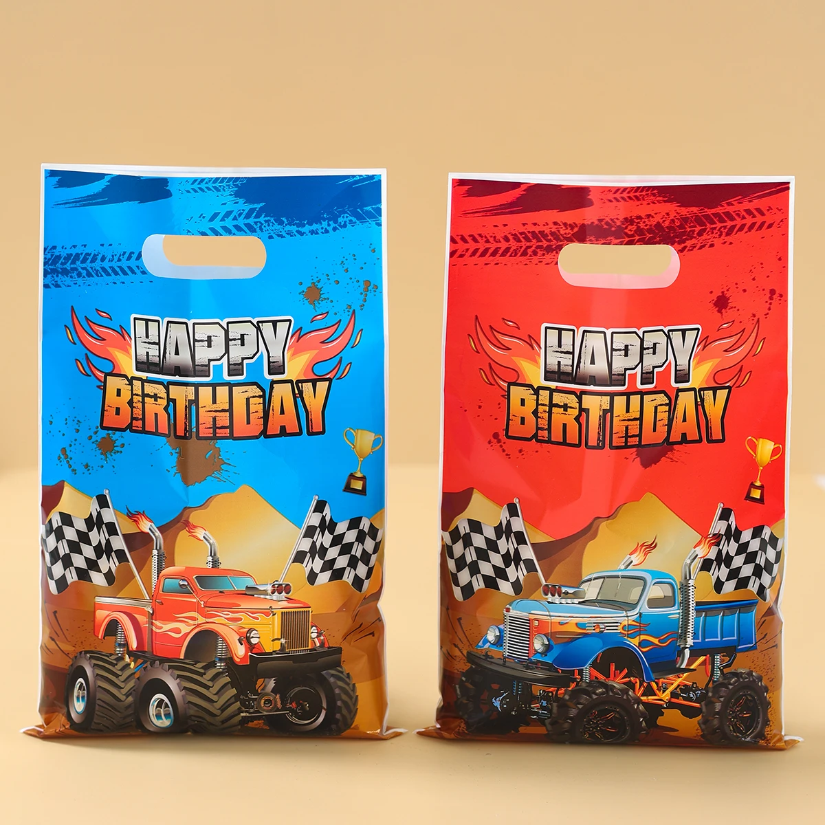 Сумки для конфет Monster Truck подарочная упаковка сумки печенья декор дня рождения