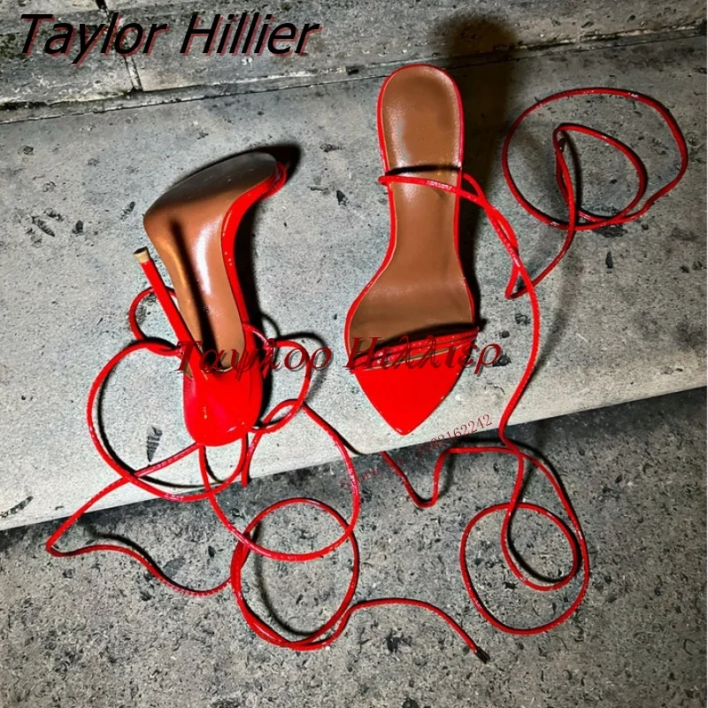 

Fashion Pointed Silver Snake Cross Strap Slim Heel Sandals Women'S Sexy Open Toe Simple Versatile Track Shoes 2023 Summer 47