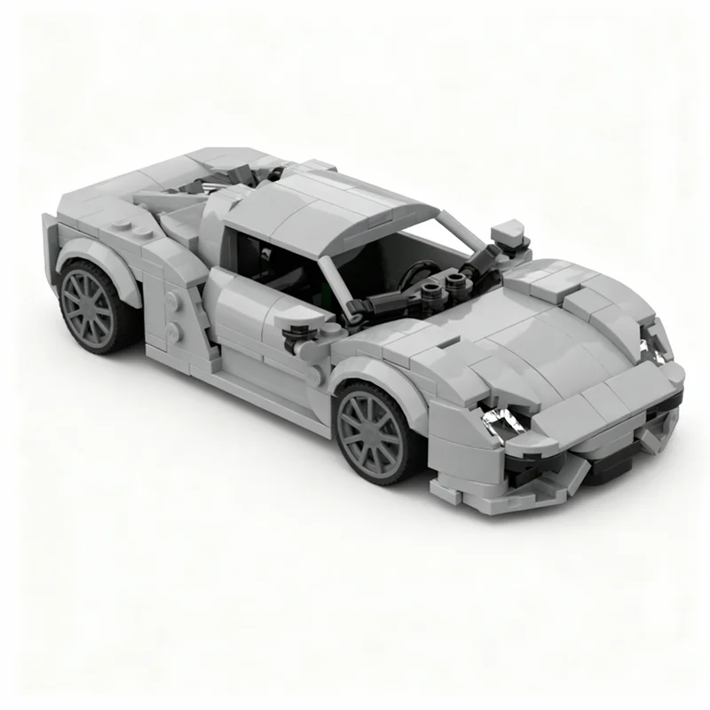 Набор строительных блоков MOC City Champions Porsche Spyder, 384 детали, конструктор, игрушка, рождественский подарок, креативная идея для самостоятельной сборки, подарок на день рождения (art.: 3920dc925be90) - 3920dc925be90
