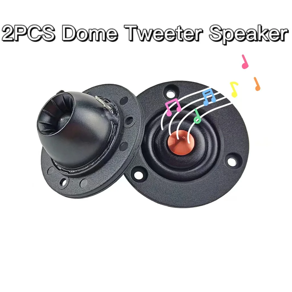

2PCS 2 Inch 40W Dome Tweeter Speaker Unit Silk Diaphragm Neodymium Treble Car Loudspeaker Home Theater DIY 6ohm 20W