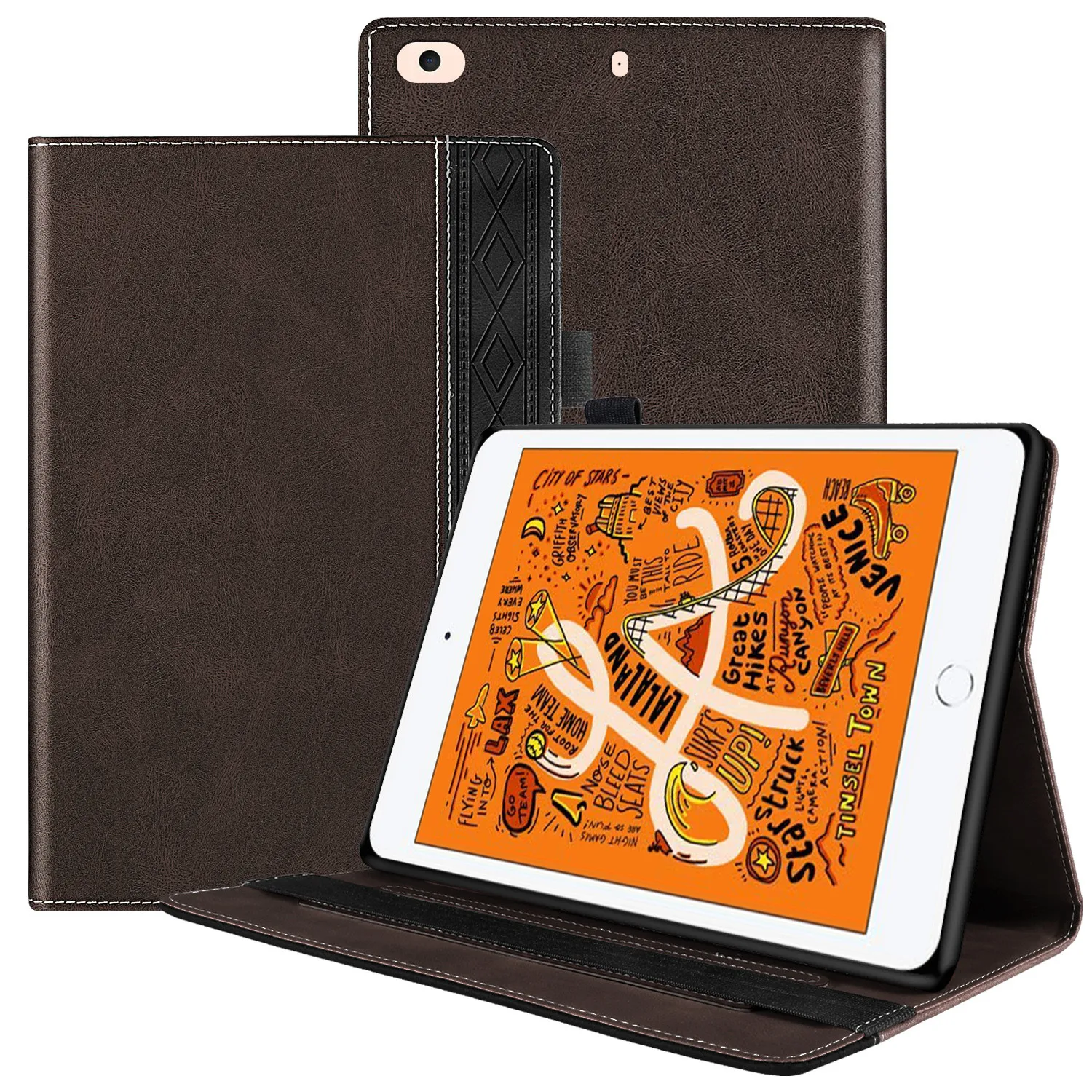 

Case Cover For Apple ipad mini 1 2 3 4 5 (7.9") 2019 With Auto Sleep / Wake Function Business Tablet Stand Soft Case Cover Funda