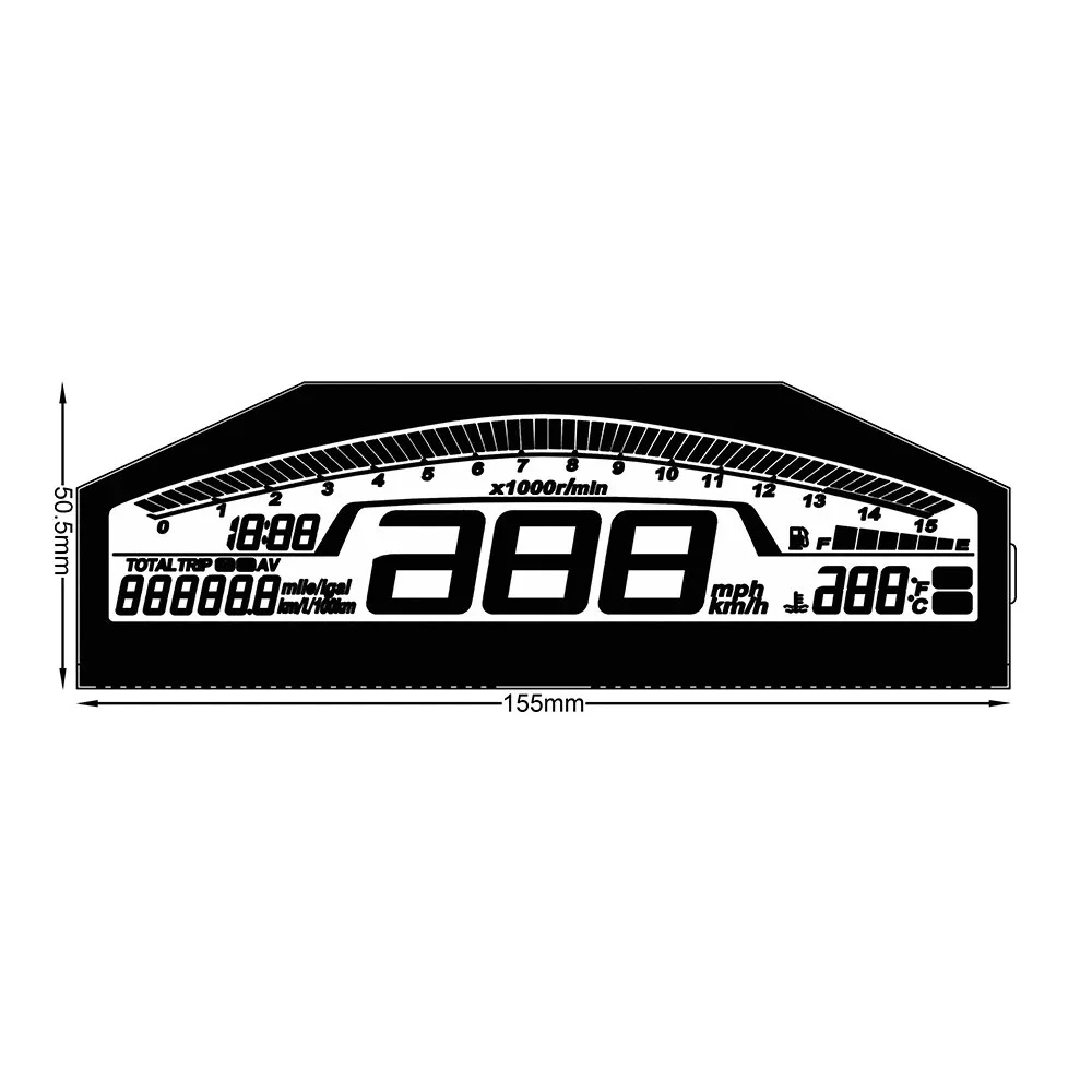 Фото Дисплей спидометра для Honda VFR 800 X Crossrunner и CB 600F Hornet №4