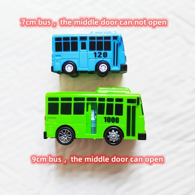 4 цвета Tayo the Little Bus Корейский амин Симпатичная модель автомобиля с глазами 9 см Мини-пластик с откатным механизмом Tayo Bus для детей Мальчик Рождественский подарок (art.: 3920cf506aa03) - 3920cf506aa03