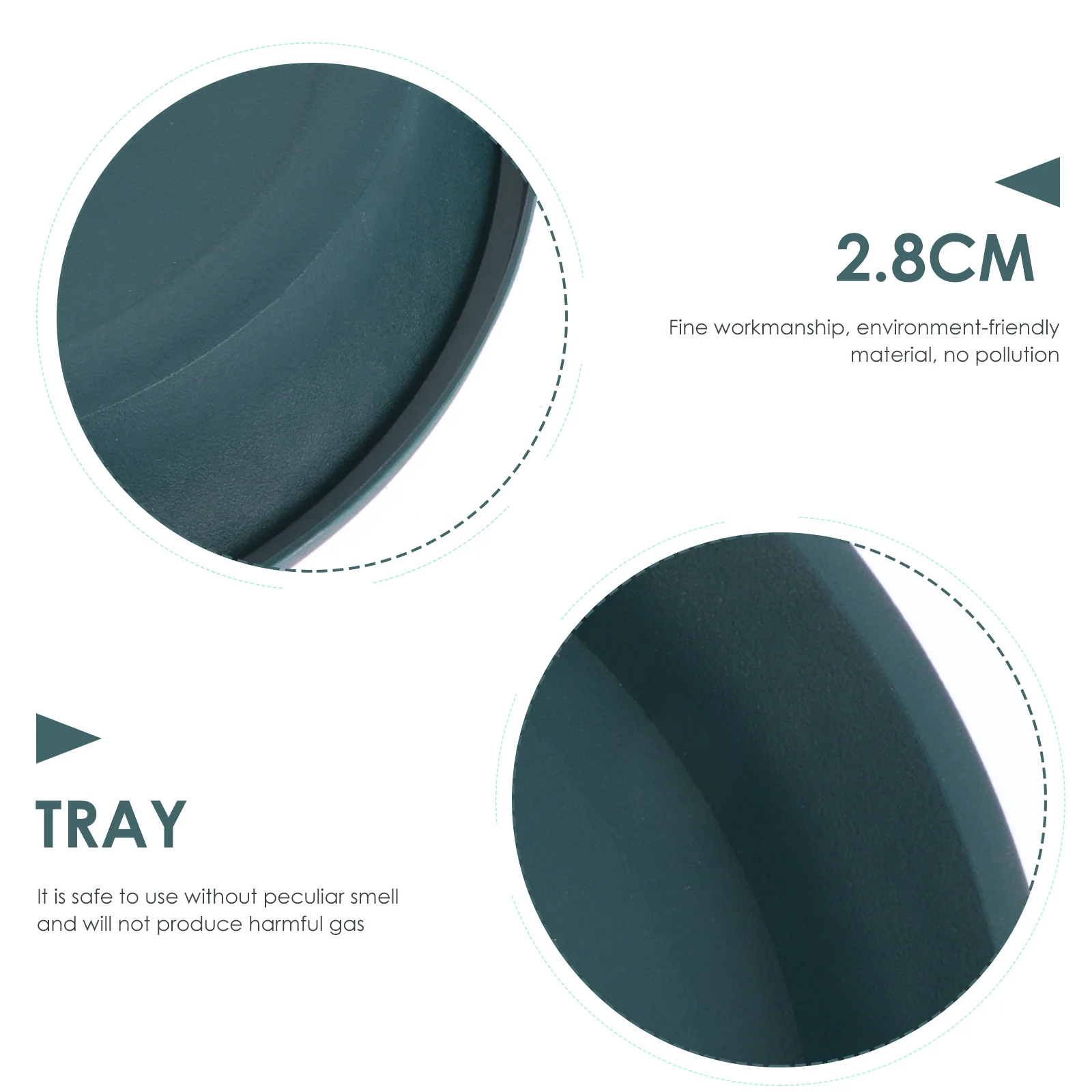 

5 Pcs Gallon Planter Tray Green Tray Plants Drip Tray Drain Pan Flower Pot Plate Plastic Plants Garden Saucers