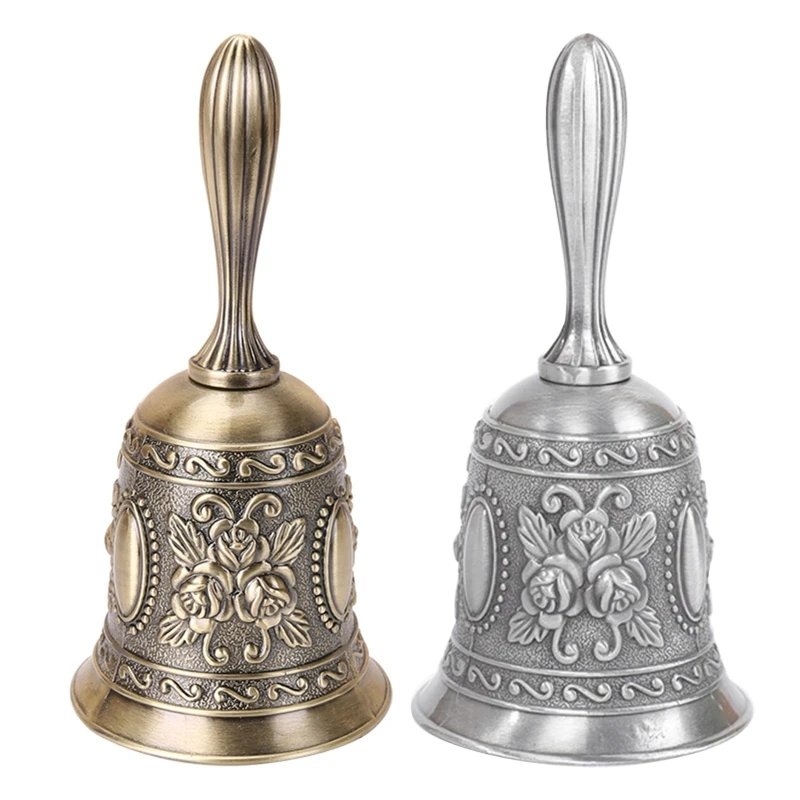 

Vintage Manual Swing Bell Meditation Hand Bell Prayer Portable Tibetan Buddhist