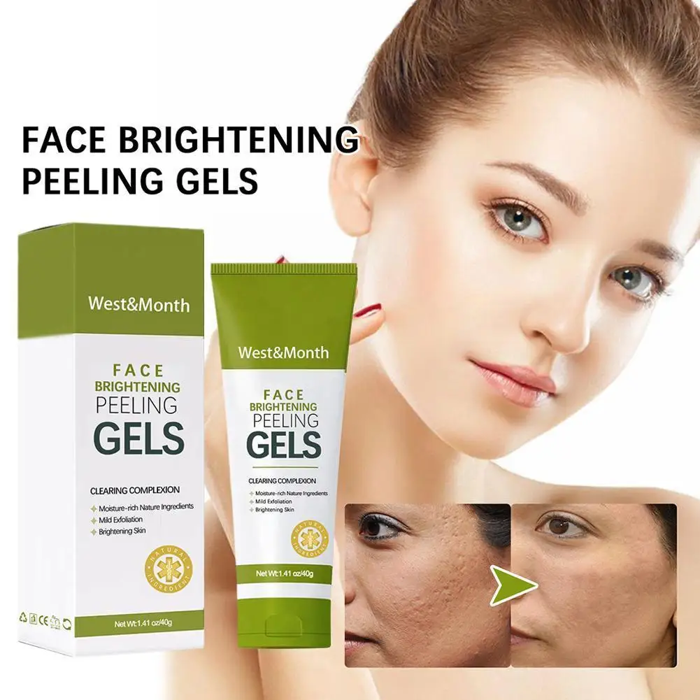 

40g Ultimate Brightening Peeling Gel Moisturizing Snail Anti Face Peeling Brightening Firming Wrinkle Cream Day Gels D3Z5
