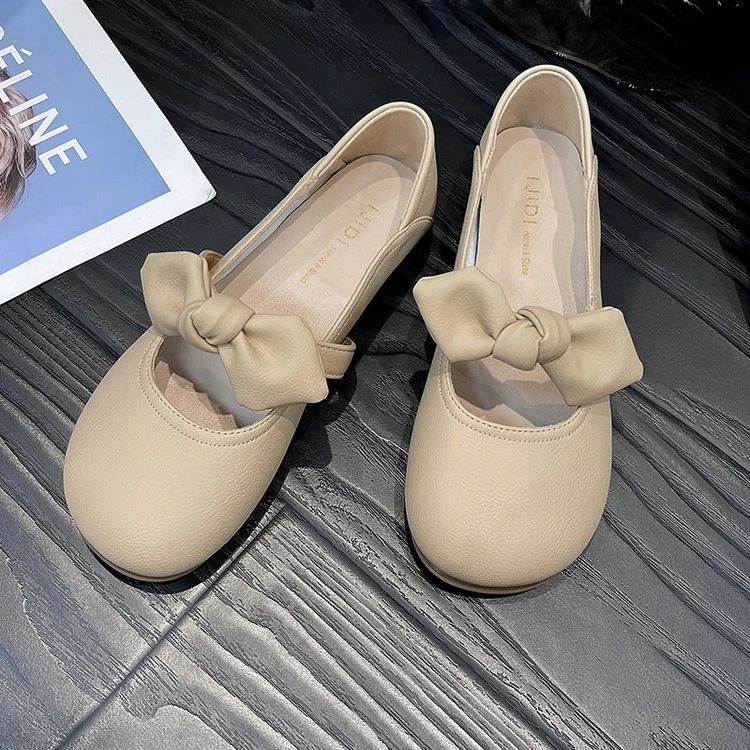 

2023 Hot Sale Women's Shoes Mary Janes Women's Flats Summer Slip-on Casual Flats Women Bow Tie Round Toe Soft Bottom Shoes Women