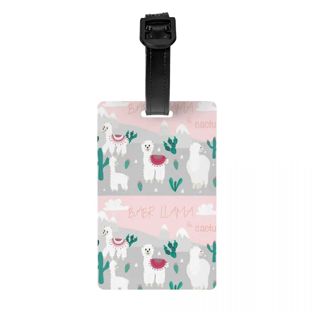 

Палка-лама розовая фотомагнитная силиконовая Аксессуары для путешествий симпатичный держатель для багажа ярлык идентификационный адрес д...