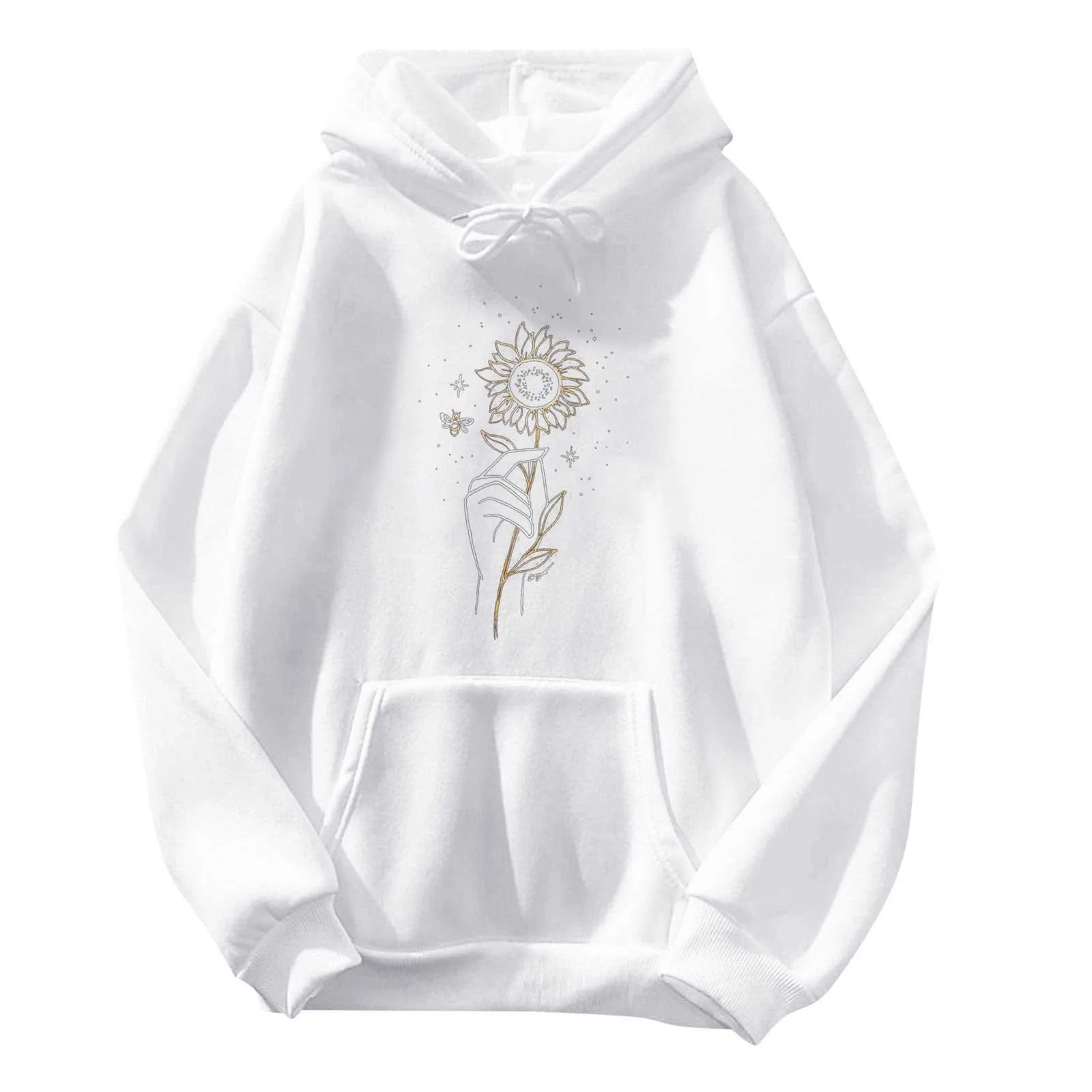 

Women's Long Sleeve Everyday Print Sweatshirt Long Light Weight Zip up Hoodie Women Womens Oversized Sweatshirts And Hoodies