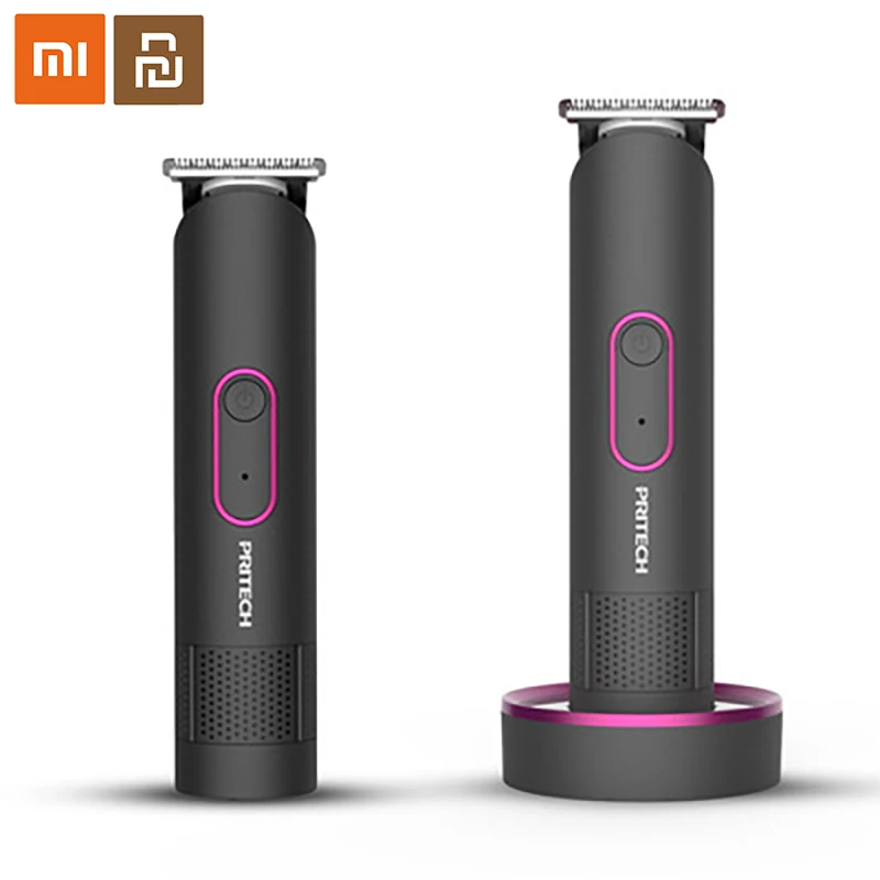 

Машинка для стрижки волос Xiaomi Pritech, перезаряжаемая электробритва для мужчин, триммер для бороды и усов