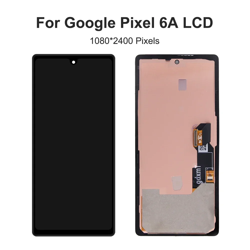Для Google Pixel 6A для AMOLED Pixel6A GX7AS GB62Z G1AZG ЖК-дисплей сменный преобразователь сенсорного