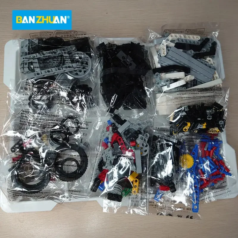 BANZHUAN # Kasi Ev6 строительные блоки совместимые с Ev3 Wedo2.0 набор для обучения робот