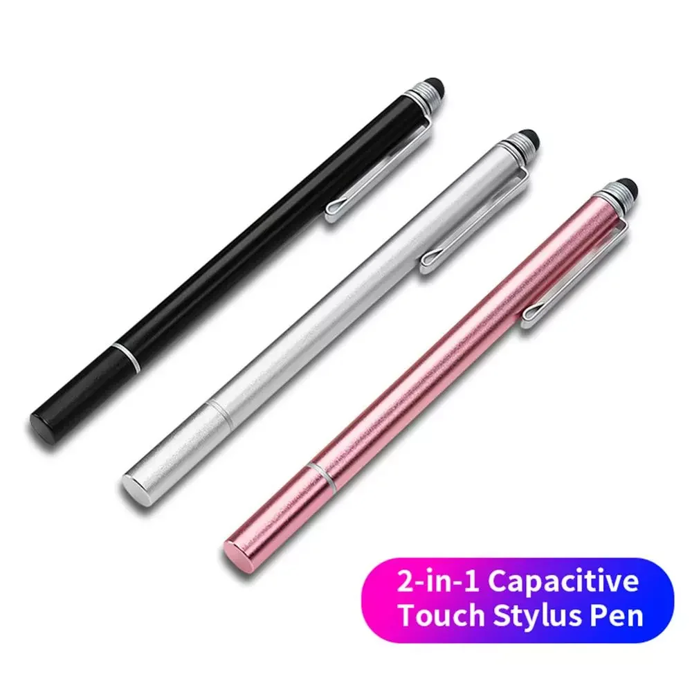 

2 in 1 Stylus Drawing Tablet Pens Universal Capacitive Pen Capacitive Screen Touch Pen for Mobile Android Phone Smart Pencil