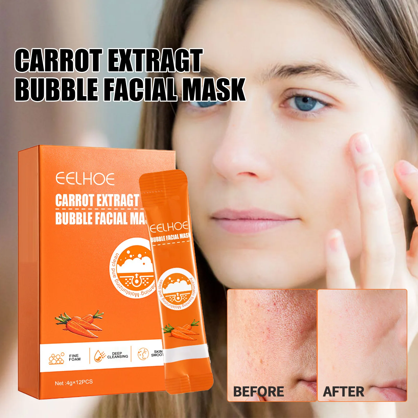 

Hydrating Moisturizing Whitening Blackhead Cleansing Firming Pore Tender Brightening Skin Pore Purifying Bubble Mask