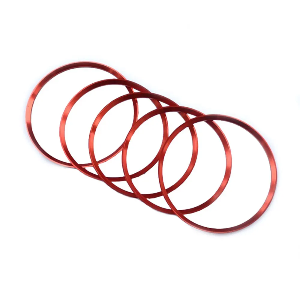 

Для Mercedes Benz A B GLA CLA Class W176 W246 C117 X156 AMG 5 шт. Кольцо вентиляционного отверстия кондиционера, декоративная накладка